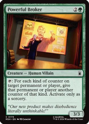 Powerful Broker |  Foil (179) [Marvel Super Heroes]