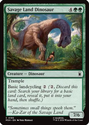 Savage Land Dinosaur |  (185) [Marvel Super Heroes]