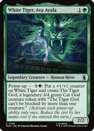 White Tiger, Ava Ayala |  Foil (196) [Marvel Super Heroes]