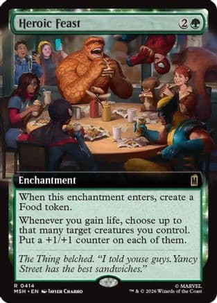 Heroic Feast (Extended Art) |  (414) [Marvel Super Heroes]