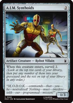 A.I.M. Synthoids |  Foil (242) [Marvel Super Heroes]
