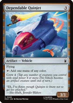 Dependable Quinjet |  (246) [Marvel Super Heroes]