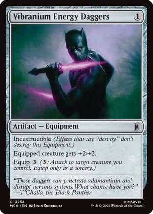 Vibranium Energy Daggers |  (254) [Marvel Super Heroes]