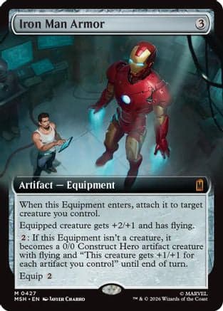Iron Man Armor (Extended Art) |  Foil (427) [Marvel Super Heroes]
