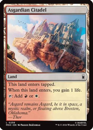 Asgardian Citadel |  Foil (258) [Marvel Super Heroes]