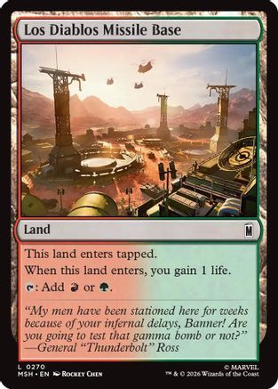 Los Diablos Missile Base |  Foil (270) [Marvel Super Heroes]