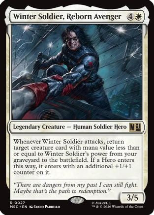 Winter Soldier, Reborn Avenger |  (027) [Commander: Marvel Super Heroes]