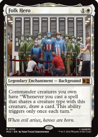 Folk Hero |  (132) [Commander: Marvel Super Heroes]