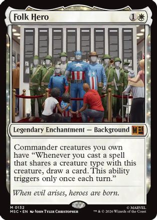 Folk Hero |  (132) [Commander: Marvel Super Heroes]