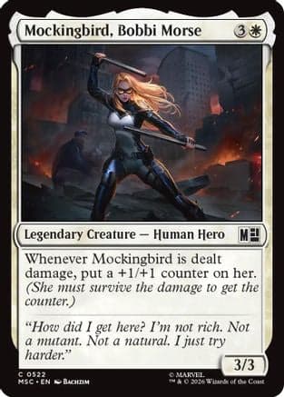 Mockingbird, Bobbi Morse (0522) |  Foil (522) [Commander: Marvel Super Heroes]