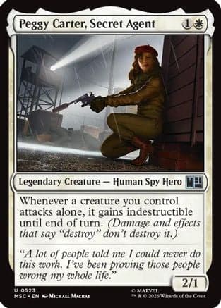 Peggy Carter, Secret Agent |  (523) [Commander: Marvel Super Heroes]
