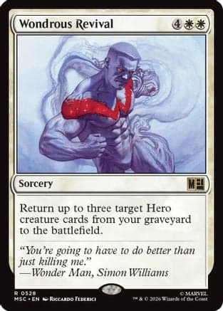 Wondrous Revival |  (528) [Commander: Marvel Super Heroes]