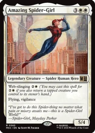 Amazing Spider-Girl |  Foil (583) [Commander: Marvel Super Heroes]