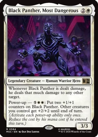 Black Panther, Most Dangerous |  (584) [Commander: Marvel Super Heroes]