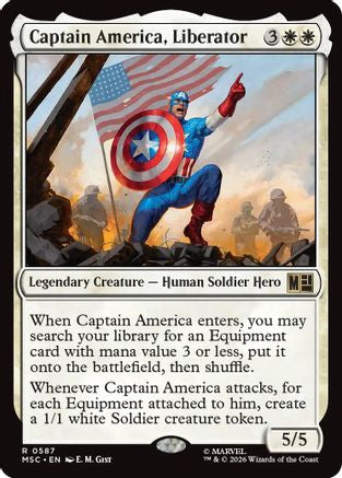 Captain America, Liberator |  (587) [Commander: Marvel Super Heroes]