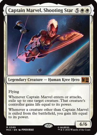 Captain Marvel, Shooting Star |  (589) [Commander: Marvel Super Heroes]