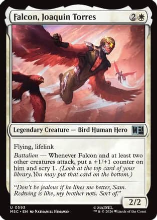 Falcon, Joaquin Torres |  (593) [Commander: Marvel Super Heroes]