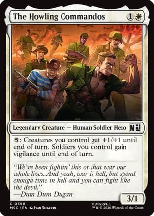 The Howling Commandos |  (598) [Commander: Marvel Super Heroes]