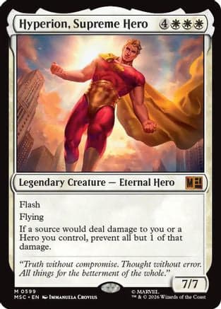 Hyperion, Supreme Hero |  (599) [Commander: Marvel Super Heroes]