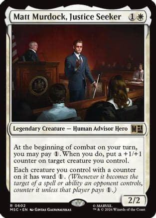 Matt Murdock, Justice Seeker |  (602) [Commander: Marvel Super Heroes]