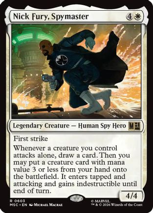 Nick Fury, Spymaster |  (603) [Commander: Marvel Super Heroes]