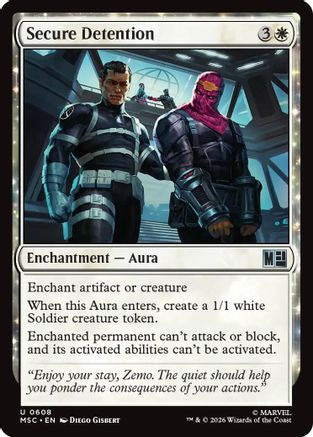 Secure Detention |  (608) [Commander: Marvel Super Heroes]