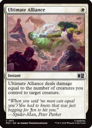 Ultimate Alliance |  Foil (611) [Commander: Marvel Super Heroes]