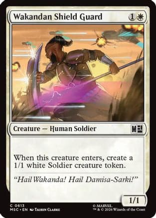 Wakandan Shield Guard |  (613) [Commander: Marvel Super Heroes]