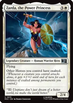Zarda, the Power Princess |  Foil (615) [Commander: Marvel Super Heroes]