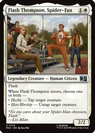 Flash Thompson, Spider-Fan |  (772) [Commander: Marvel Super Heroes]