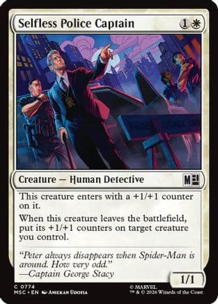 Selfless Police Captain |  (774) [Commander: Marvel Super Heroes]