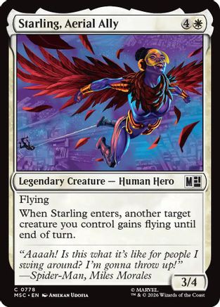 Starling, Aerial Ally |  (778) [Commander: Marvel Super Heroes]