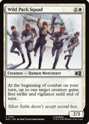 Wild Pack Squad |  Foil (781) [Commander: Marvel Super Heroes]