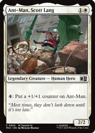 Ant-Man, Scott Lang |  (834) [Commander: Marvel Super Heroes]