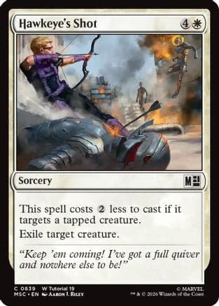 Hawkeye's Shot |  (839) [Commander: Marvel Super Heroes]