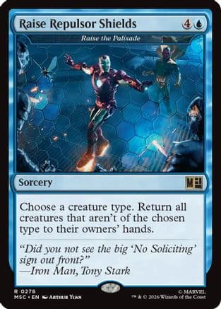 Raise Repulsor Shields |  (278) [Commander: Marvel Super Heroes]