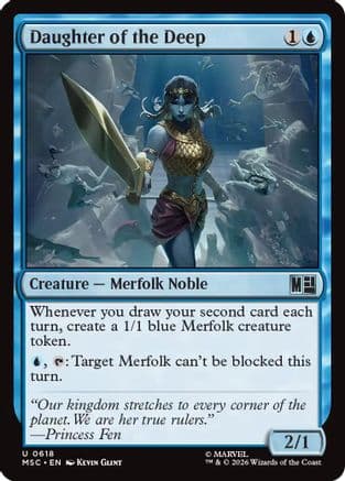 Daughter of the Deep |  Foil (618) [Commander: Marvel Super Heroes]