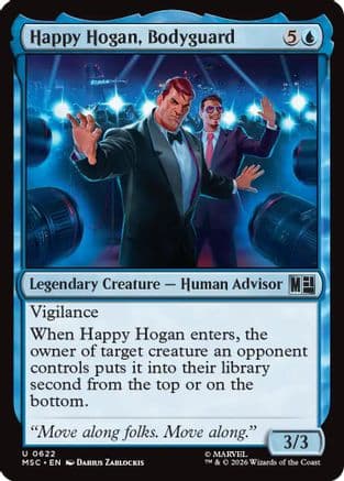 Happy Hogan, Bodyguard |  Foil (622) [Commander: Marvel Super Heroes]