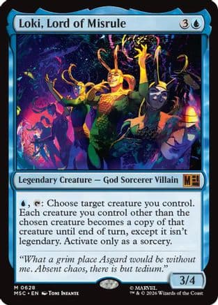 Loki, Lord of Misrule |  (628) [Commander: Marvel Super Heroes]