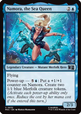 Namora, the Sea Queen |  (632) [Commander: Marvel Super Heroes]