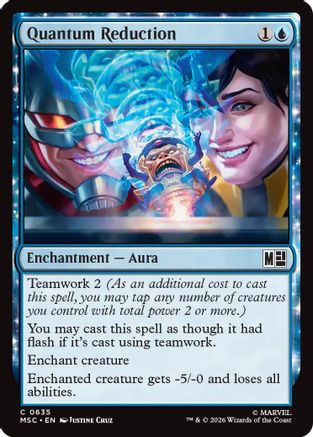 Quantum Reduction |  Foil (635) [Commander: Marvel Super Heroes]