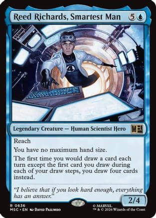 Reed Richards, Smartest Man |  (636) [Commander: Marvel Super Heroes]