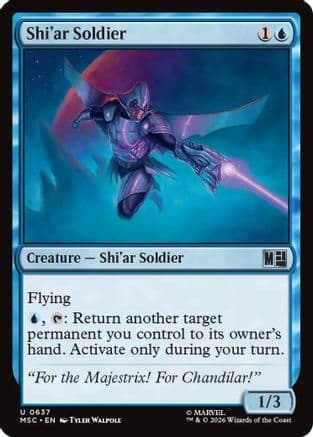 Shi'ar Soldier |  Foil (637) [Commander: Marvel Super Heroes]