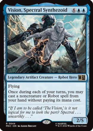 Vision, Spectral Synthezoid |  (644) [Commander: Marvel Super Heroes]