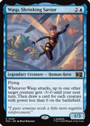 Wasp, Shrinking Savior |  (646) [Commander: Marvel Super Heroes]