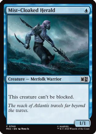 Mist-Cloaked Herald |  Foil (760) [Commander: Marvel Super Heroes]