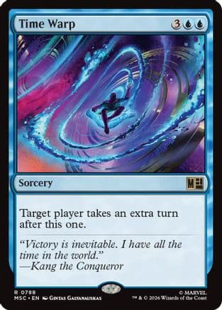 Time Warp |  Foil (788) [Commander: Marvel Super Heroes]
