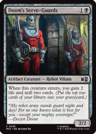 Doom's Servo-Guards |  (535) [Commander: Marvel Super Heroes]