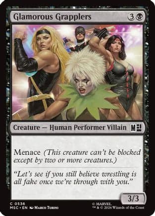 Glamorous Grapplers |  (536) [Commander: Marvel Super Heroes]