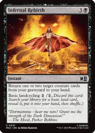 Infernal Rebirth |  Foil (537) [Commander: Marvel Super Heroes]